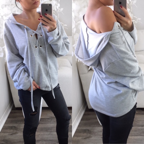 Heather Grey EK Hoodie Pullover - Picture 4 of 7